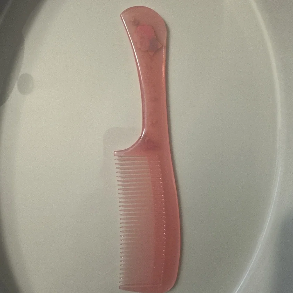 Sanrio Little Twin Stars Retro hair Comb Vintage Rare 70's 1976 PINK Collectible